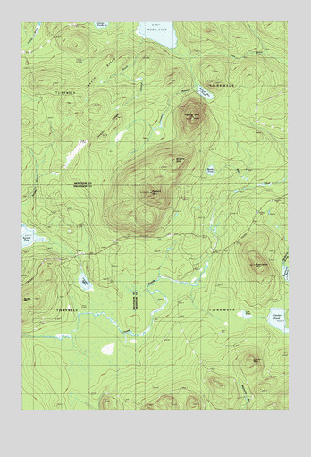 Round Mountain, ME USGS Topographic Map