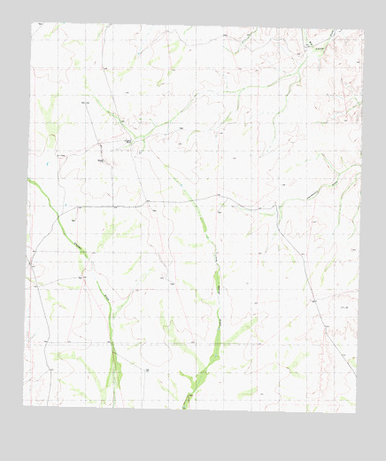 Roundhill Ranch, TX USGS Topographic Map