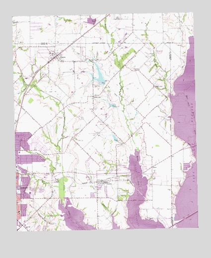 Rowlett, TX USGS Topographic Map