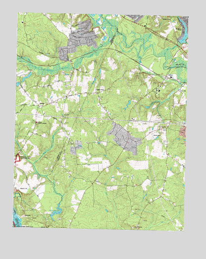 Roxbury, VA USGS Topographic Map