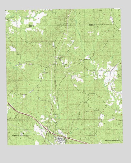 Roxie, MS USGS Topographic Map