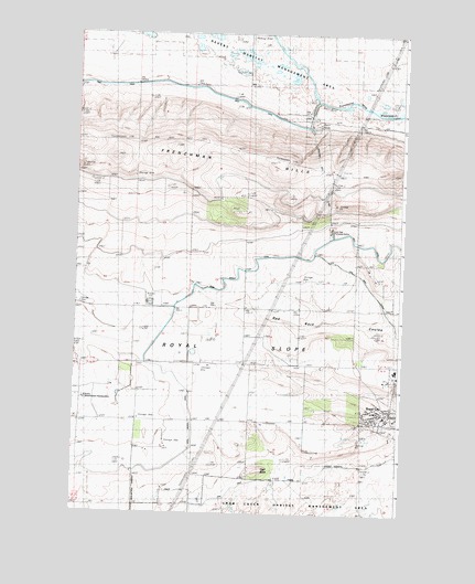 Royal City, WA USGS Topographic Map