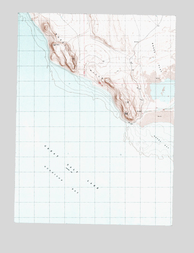 Rozel Point, UT USGS Topographic Map