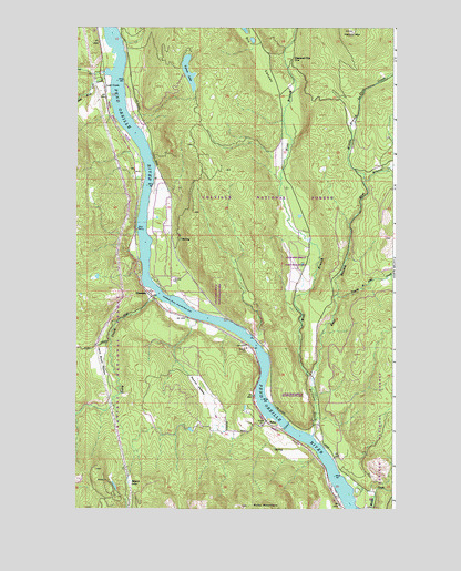 Ruby, WA USGS Topographic Map
