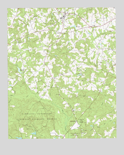 Ruby, SC USGS Topographic Map