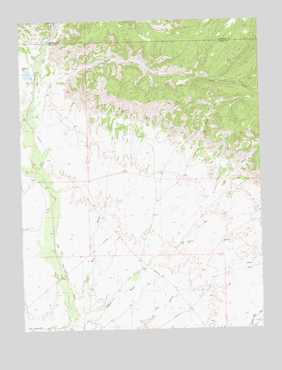 Ruby Lee Reservoir, CO USGS Topographic Map