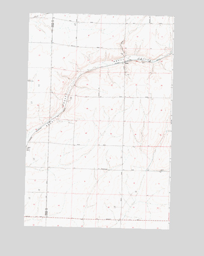 Ruff, WA USGS Topographic Map