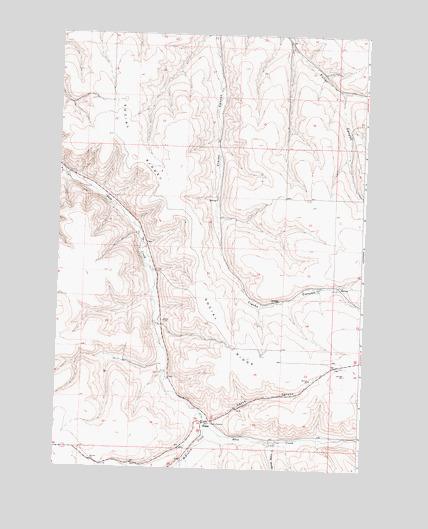 Ruggs, OR USGS Topographic Map