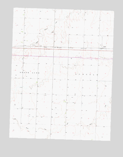 Ruleton, KS USGS Topographic Map