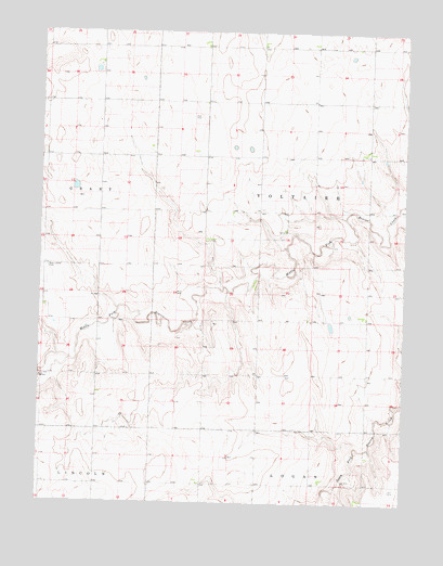 Ruleton NE, KS USGS Topographic Map