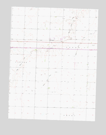 Ruleton SE, KS USGS Topographic Map