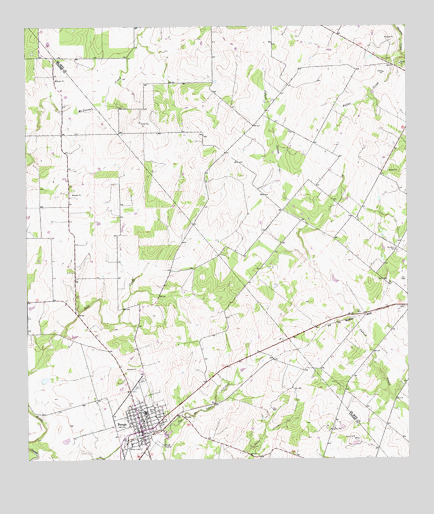 Runge, TX USGS Topographic Map