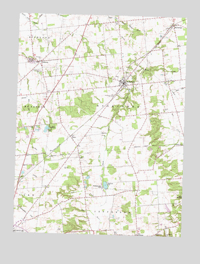 Rushsylvania, OH USGS Topographic Map