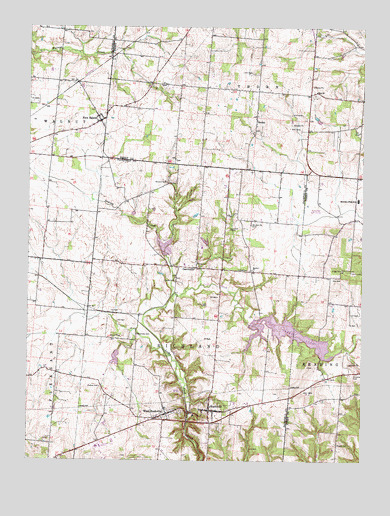 Rushville, OH USGS Topographic Map