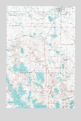 Bigfork, MN USGS Topographic Map