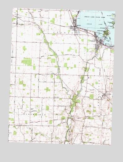 Russells Point, OH USGS Topographic Map