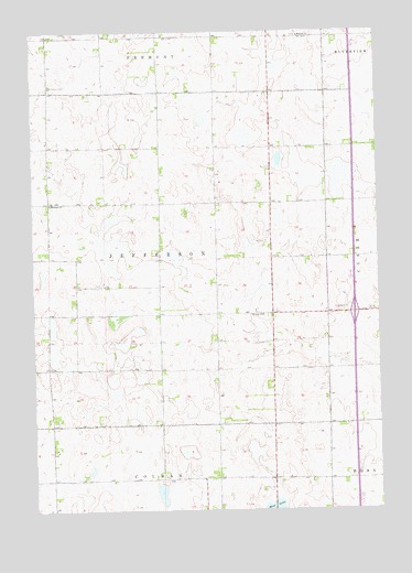 Rutland SE, SD USGS Topographic Map