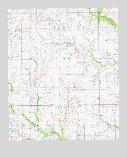 Ryan NE, OK USGS Topographic Map