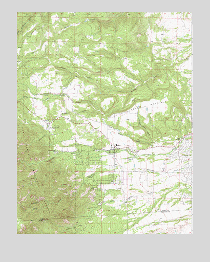 Rye, CO USGS Topographic Map