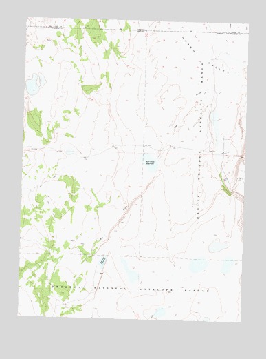 Rye Creek, NV USGS Topographic Map