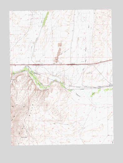 Ryndon, NV USGS Topographic Map