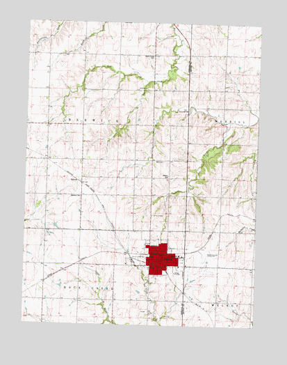 Sabetha, KS USGS Topographic Map