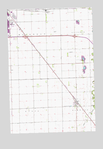 Sabin, MN USGS Topographic Map