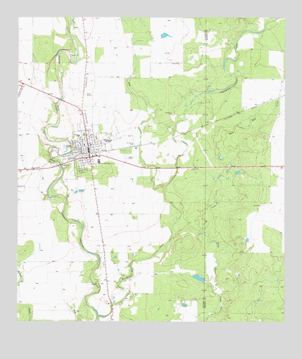 Sabinal, TX USGS Topographic Map