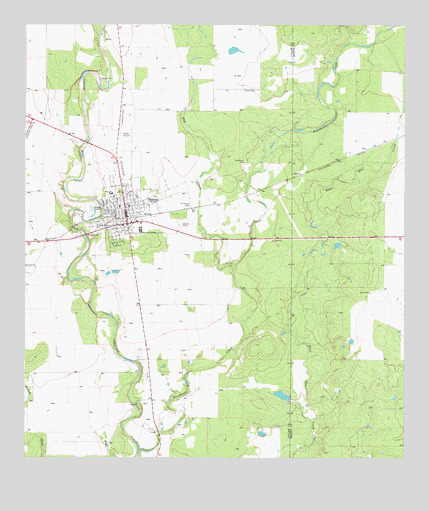 Sabinal, TX USGS Topographic Map