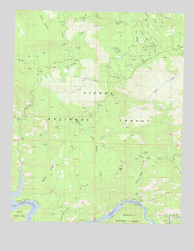Sacate Ridge, CA USGS Topographic Map