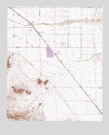 Sacaton NE, AZ USGS Topographic Map