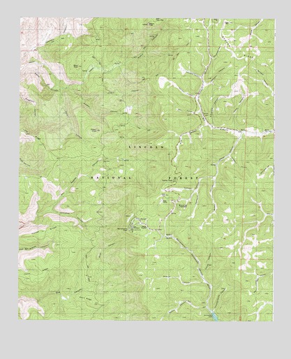 Sacramento Peak, NM USGS Topographic Map
