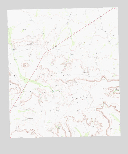 Saddle Butte, TX USGS Topographic Map