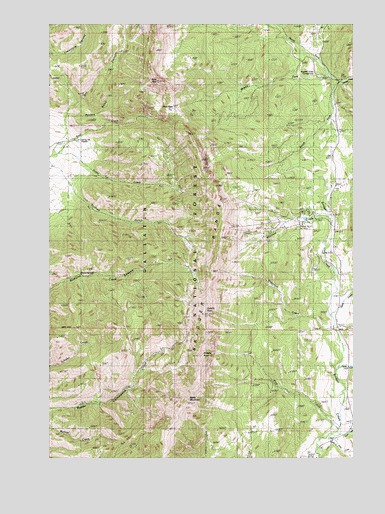 Saddle Peak, MT USGS Topographic Map