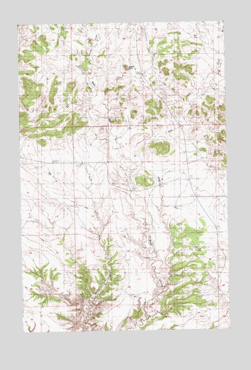Saddle Rock, MT USGS Topographic Map