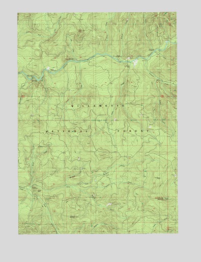 Saddleblanket Mountain, OR USGS Topographic Map