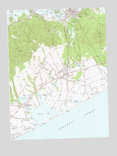 Sag Harbor, NY USGS Topographic Map