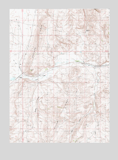 Sage, WY USGS Topographic Map