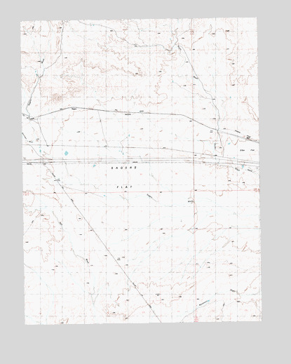 Sagers Flat, UT USGS Topographic Map