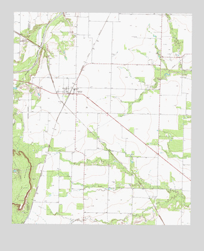 Sagerton, TX USGS Topographic Map