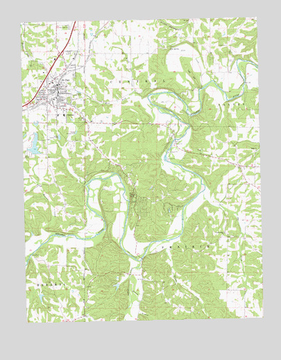 Saint Clair, MO USGS Topographic Map