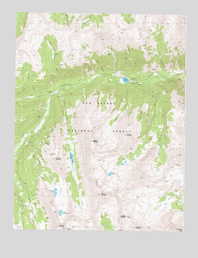 Saint Elmo, CO USGS Topographic Map