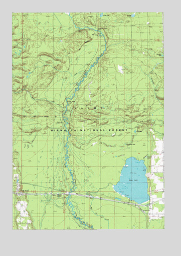 Saint Jacques, MI USGS Topographic Map