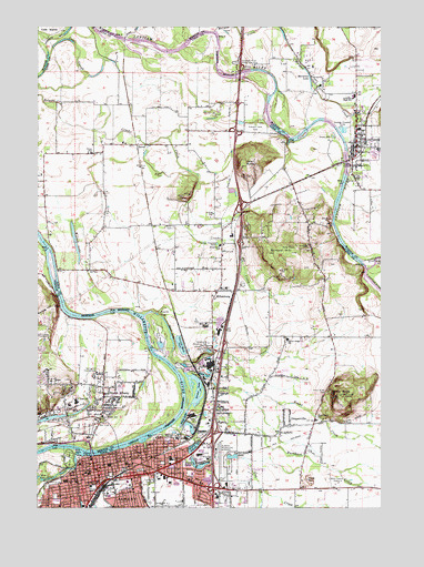 Albany, OR USGS Topographic Map