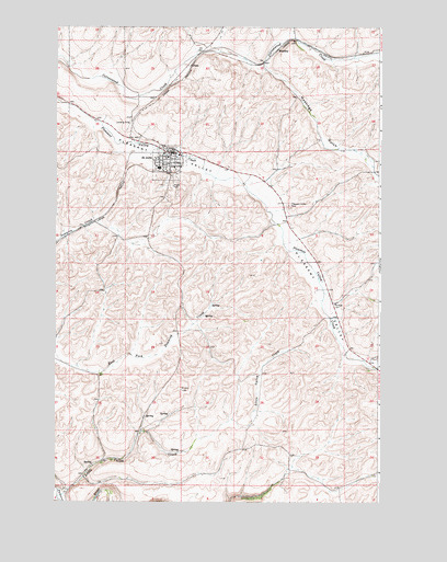 Saint John, WA USGS Topographic Map