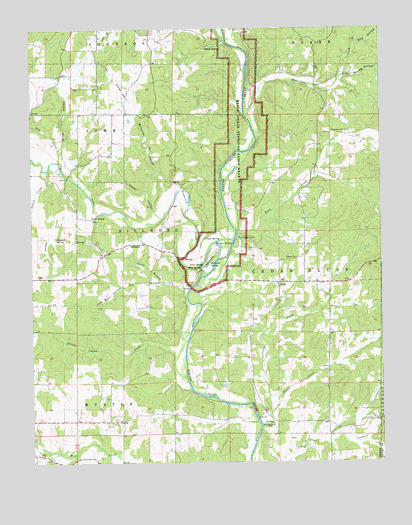 Billmore, MO USGS Topographic Map