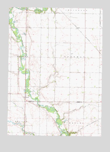 Saint Joseph, IA USGS Topographic Map