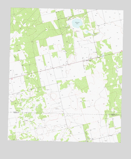 Saint Lawrence, TX USGS Topographic Map