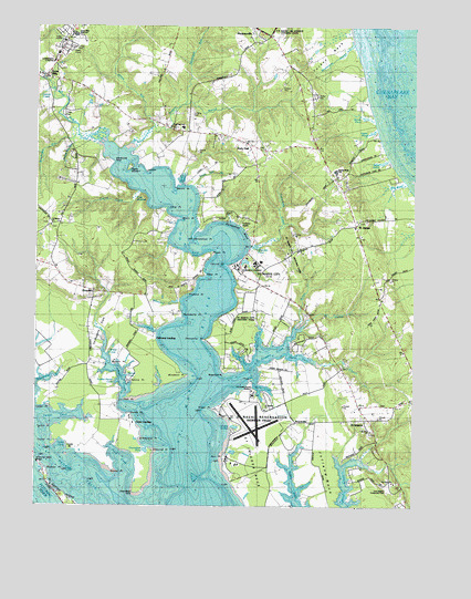 St. Marys City, MD USGS Topographic Map