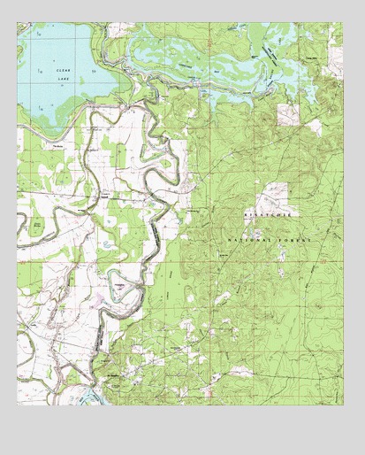 Saint Maurice, LA USGS Topographic Map